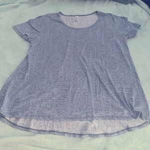XL black & purple Lularoe shirt